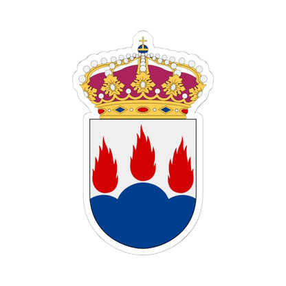 F1 Hässlö vapen (Sweden) (Coat of Arms) STICKER Vinyl Kiss-Cut Decal 6 Inch White - The Sticker Space