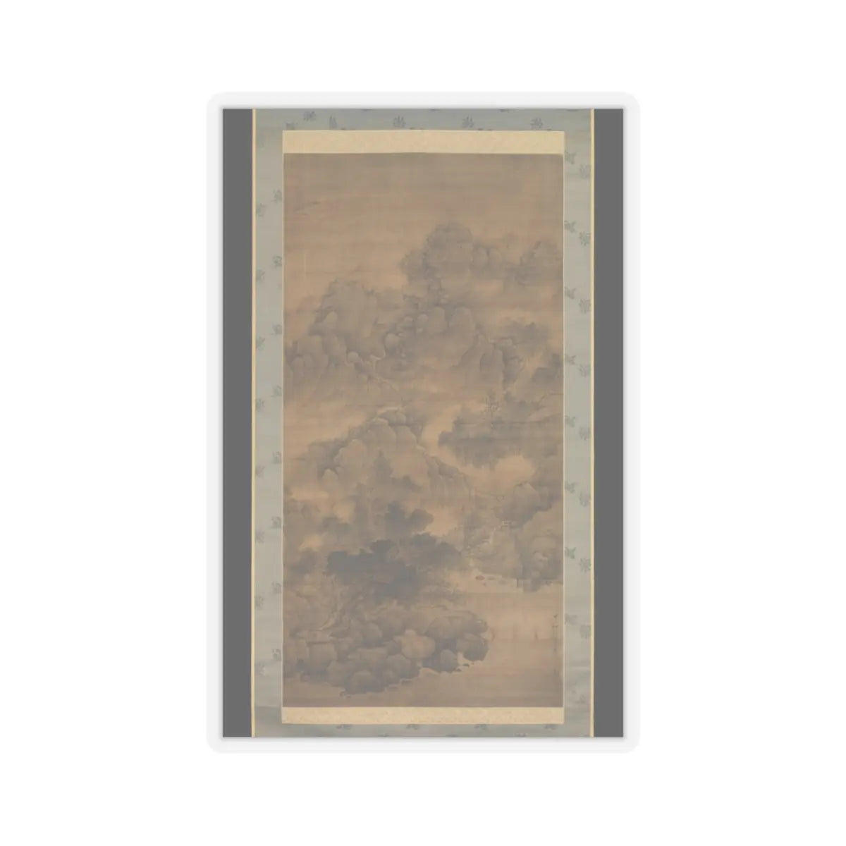 Fa Ruozhen - Cloudy mountains - 1684 v1 - STICKER Vinyl Kiss-Cut Decal