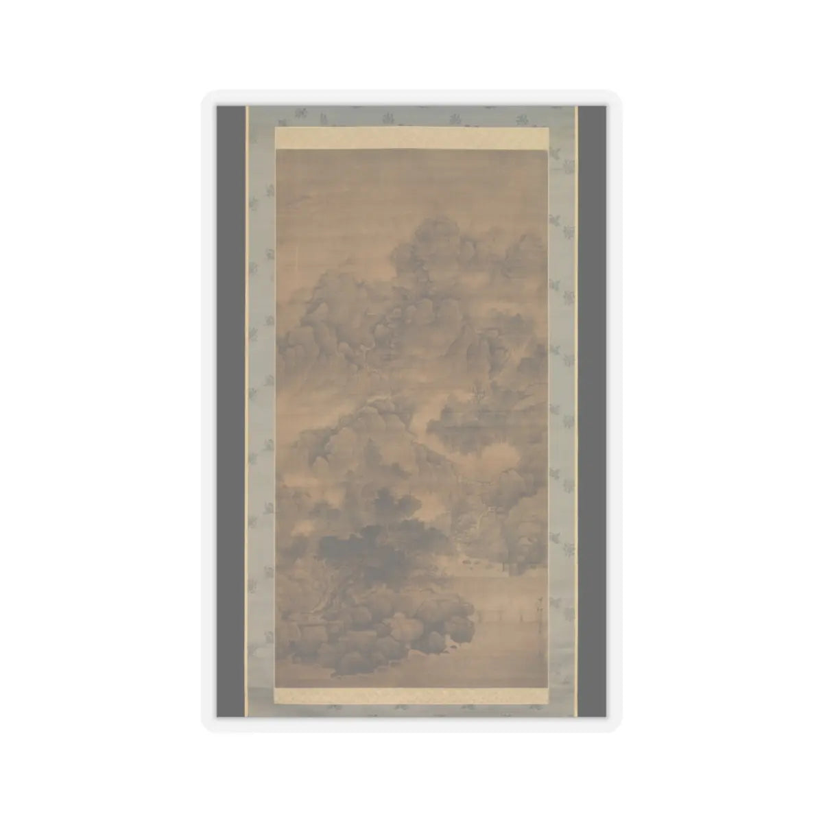 Fa Ruozhen - Cloudy mountains - 1684 v1 - STICKER Vinyl Kiss-Cut Decal
