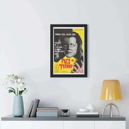 FACE OF TERROR 1962 - Framed Movie Poster - The Sticker Space