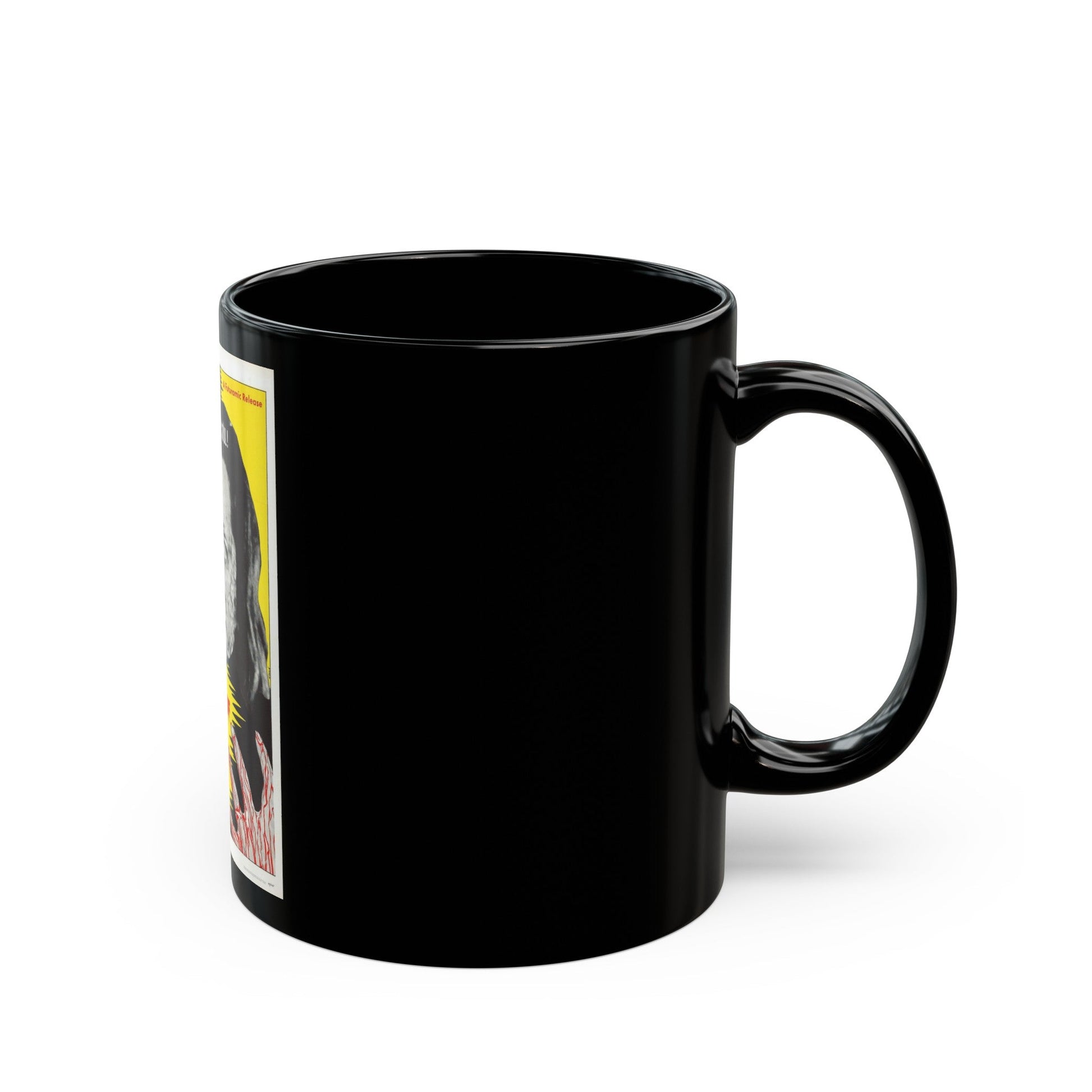 FACE OF TERROR 1962 Movie Poster - Black Coffee Mug-The Sticker Space