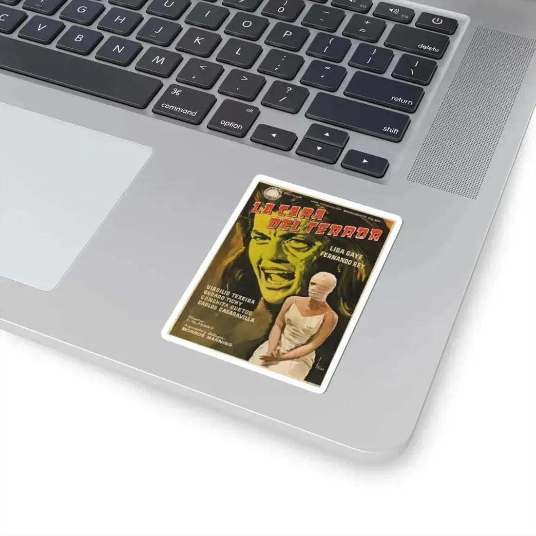 FACE OF TERROR (SPAIN) 1962 Movie Poster - STICKER Vinyl Kiss-Cut Decal - The Sticker Space
