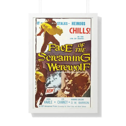 FACE OF THE SCREAMING WEREWOLF 1964 - Framed Movie Poster - The Sticker Space