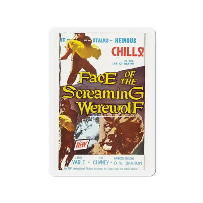 FACE OF THE SCREAMING WEREWOLF 1964 Movie Poster - Refrigerator Magnet 2 Inch - The Sticker Space