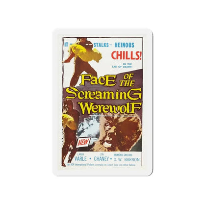 FACE OF THE SCREAMING WEREWOLF 1964 Movie Poster - Refrigerator Magnet 4 Inch - The Sticker Space