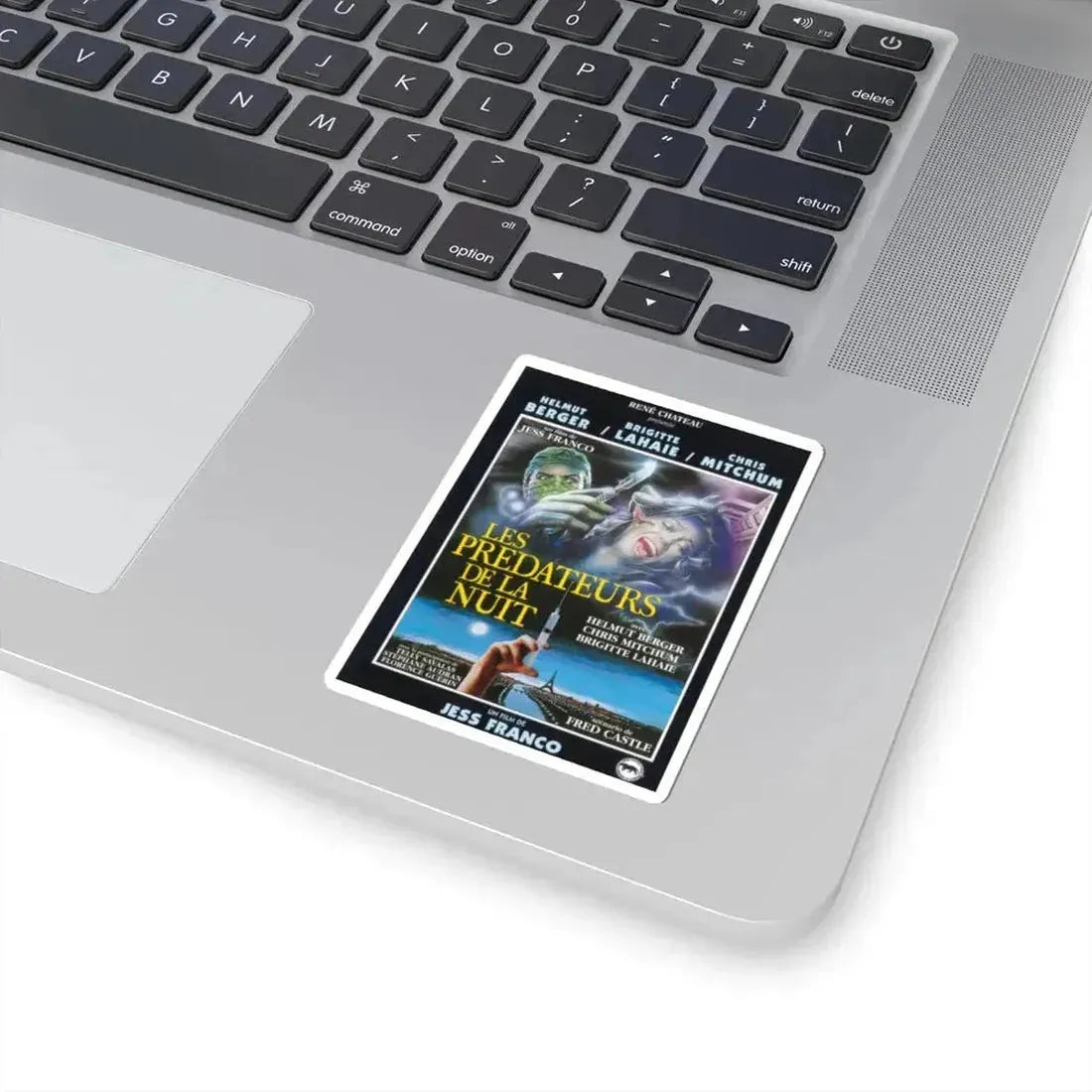 FACELESS (FRENCH) 1988 Movie Poster - STICKER Vinyl Kiss-Cut Decal - The Sticker Space