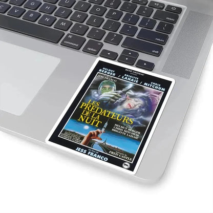 FACELESS (FRENCH) 1988 Movie Poster - STICKER Vinyl Kiss-Cut Decal - The Sticker Space