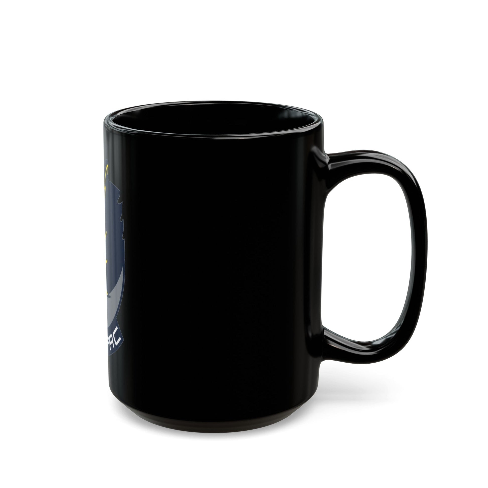 FACSFAC SD Beaver Fleet Area Control and Surveillance Facility San Diego (U.S. Navy) Black Coffee Mug-The Sticker Space