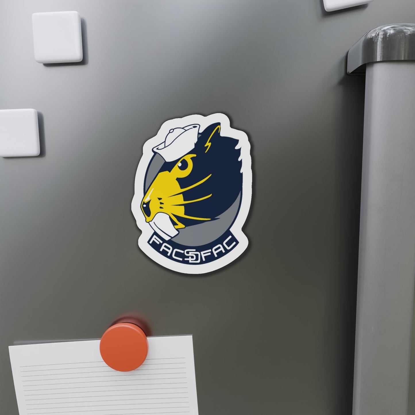 FACSFAC SD Beaver Fleet Area Control and Surveillance Facility San Diego (U.S. Navy) Die-Cut Magnet-The Sticker Space