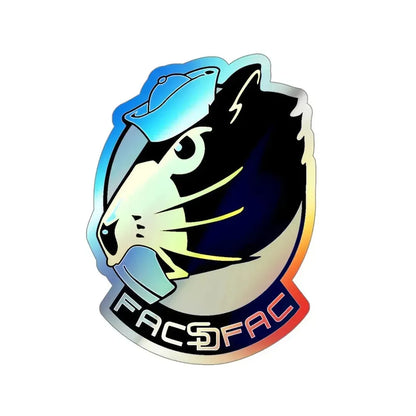 FACSFAC SD Beaver Fleet Area Control and Surveillance Facility San Diego (U.S. Navy) Holographic STICKER Die-Cut Vinyl Decal 5 Inch Holographic - The Sticker Space