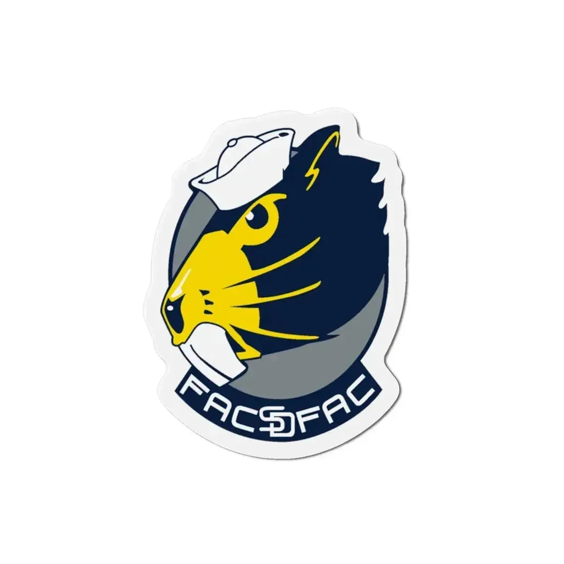FACSFAC SD Beaver Fleet Area Control and Surveillance Facility San Diego (U.S. Navy) Refrigerator Magnet - The Sticker Space