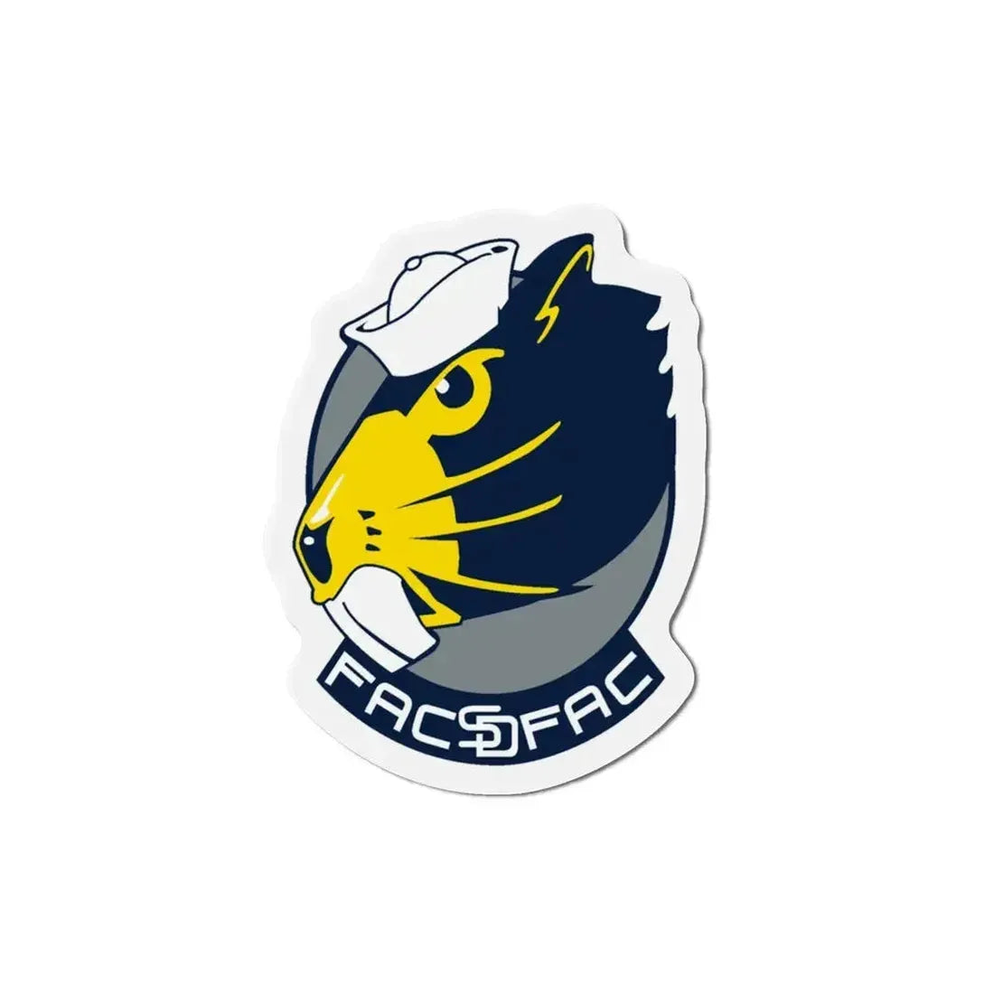 FACSFAC SD Beaver Fleet Area Control and Surveillance Facility San Diego (U.S. Navy) Refrigerator Magnet - The Sticker Space