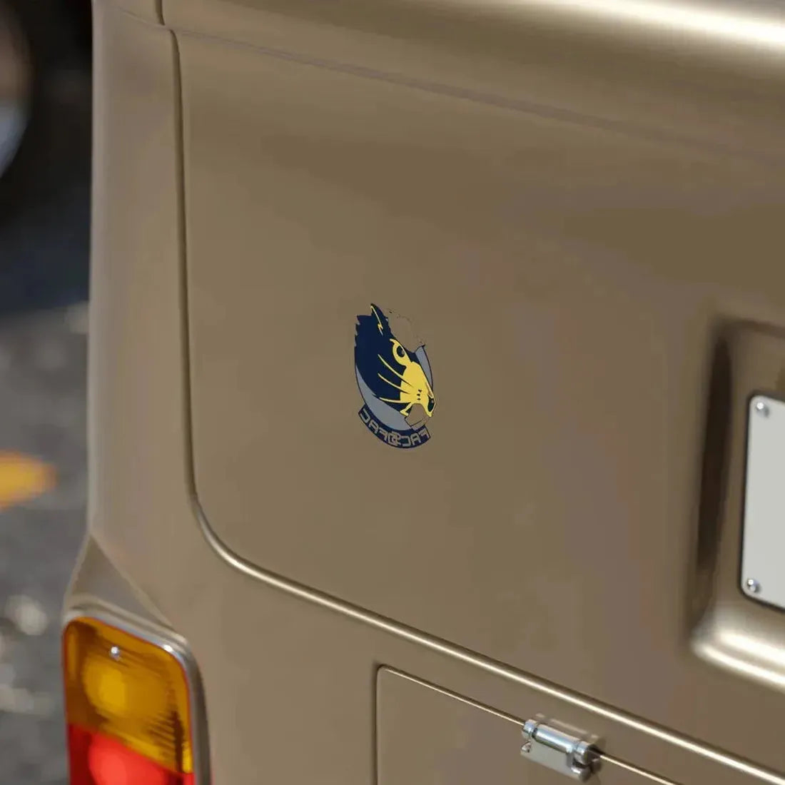 FACSFAC SD Beaver Fleet Area Control and Surveillance Facility San Diego (U.S. Navy) REVERSE PRINT Transparent Die-Cut STICKER - The Sticker Space