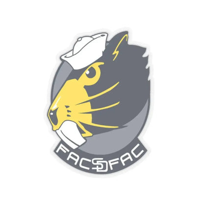 FACSFAC SD Beaver Fleet Area Control and Surveillance Facility San Diego (U.S. Navy) STICKER Vinyl Kiss-Cut Decal 2 Inch Transparent - The Sticker Space