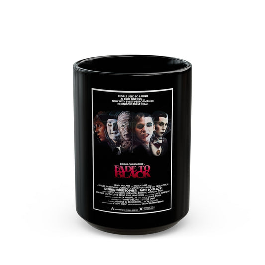 FADE TO BLACK 1980 Movie Poster - Black Coffee Mug-15oz-The Sticker Space