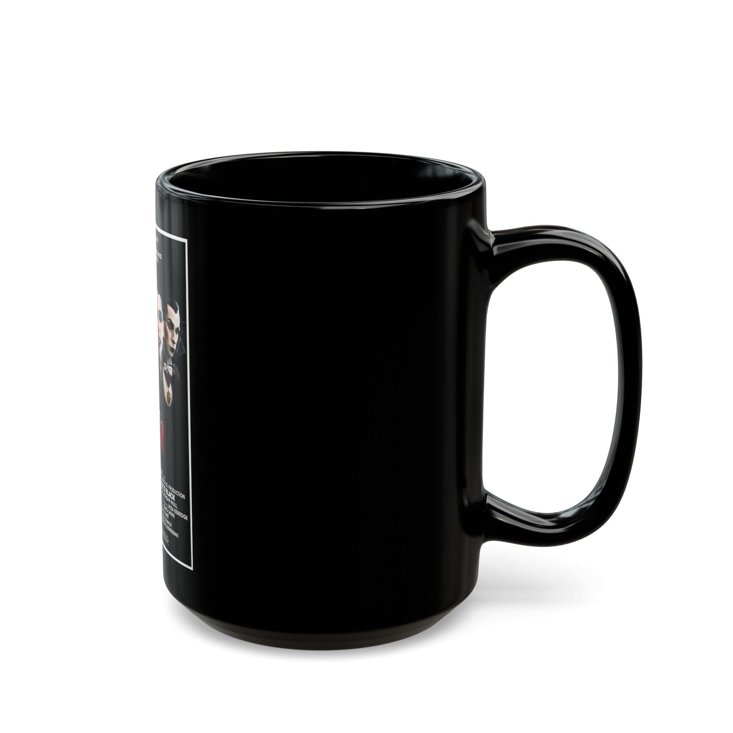 FADE TO BLACK 1980 Movie Poster - Black Coffee Mug-The Sticker Space