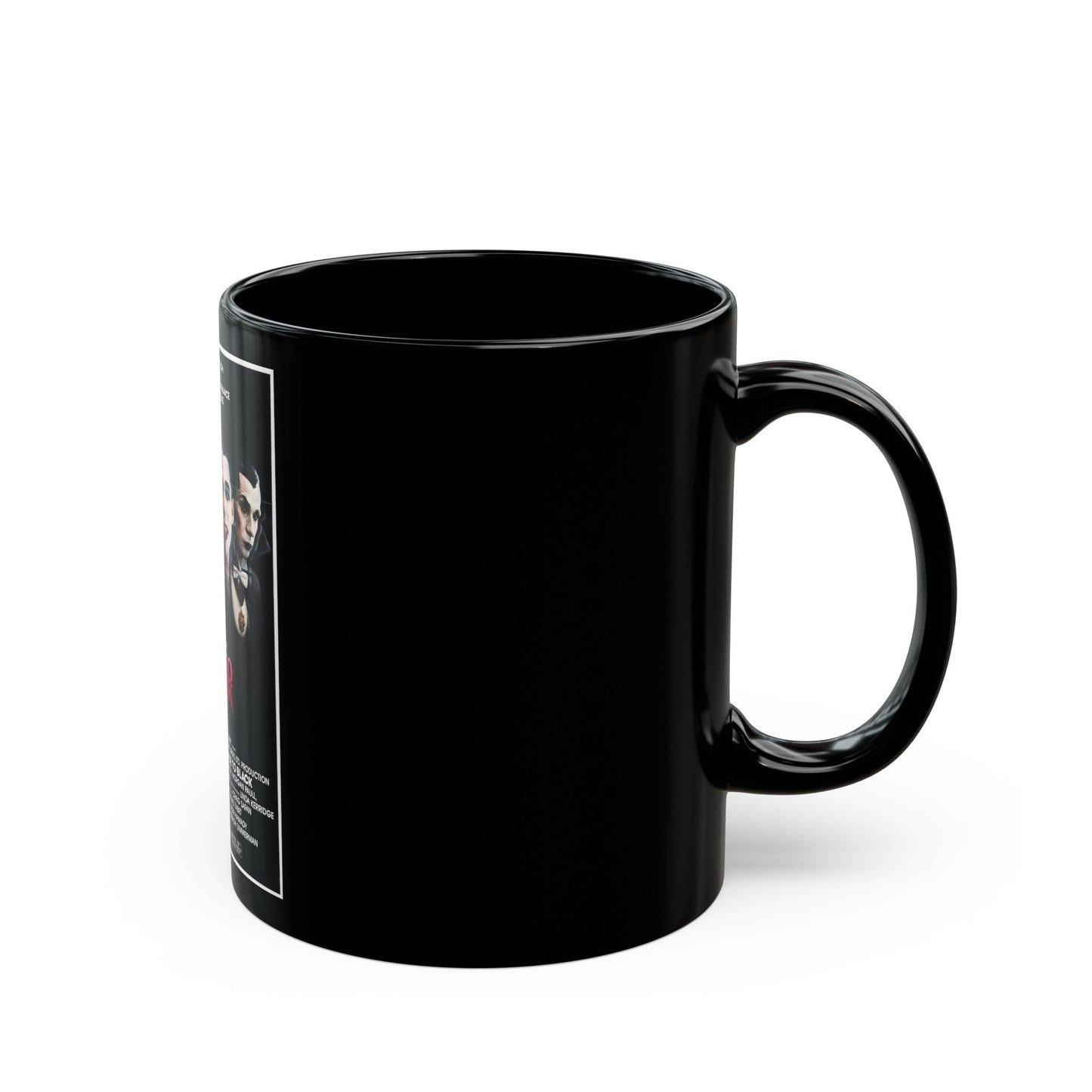 FADE TO BLACK 1980 Movie Poster - Black Coffee Mug-The Sticker Space