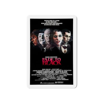 FADE TO BLACK 1980 Movie Poster - Refrigerator Magnet 5 Inch - The Sticker Space