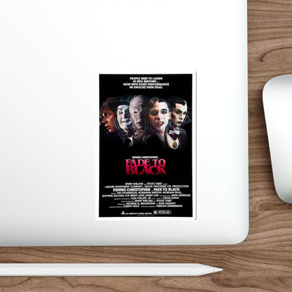 FADE TO BLACK 1980 Movie Poster STICKER Vinyl Die-Cut Decal-The Sticker Space