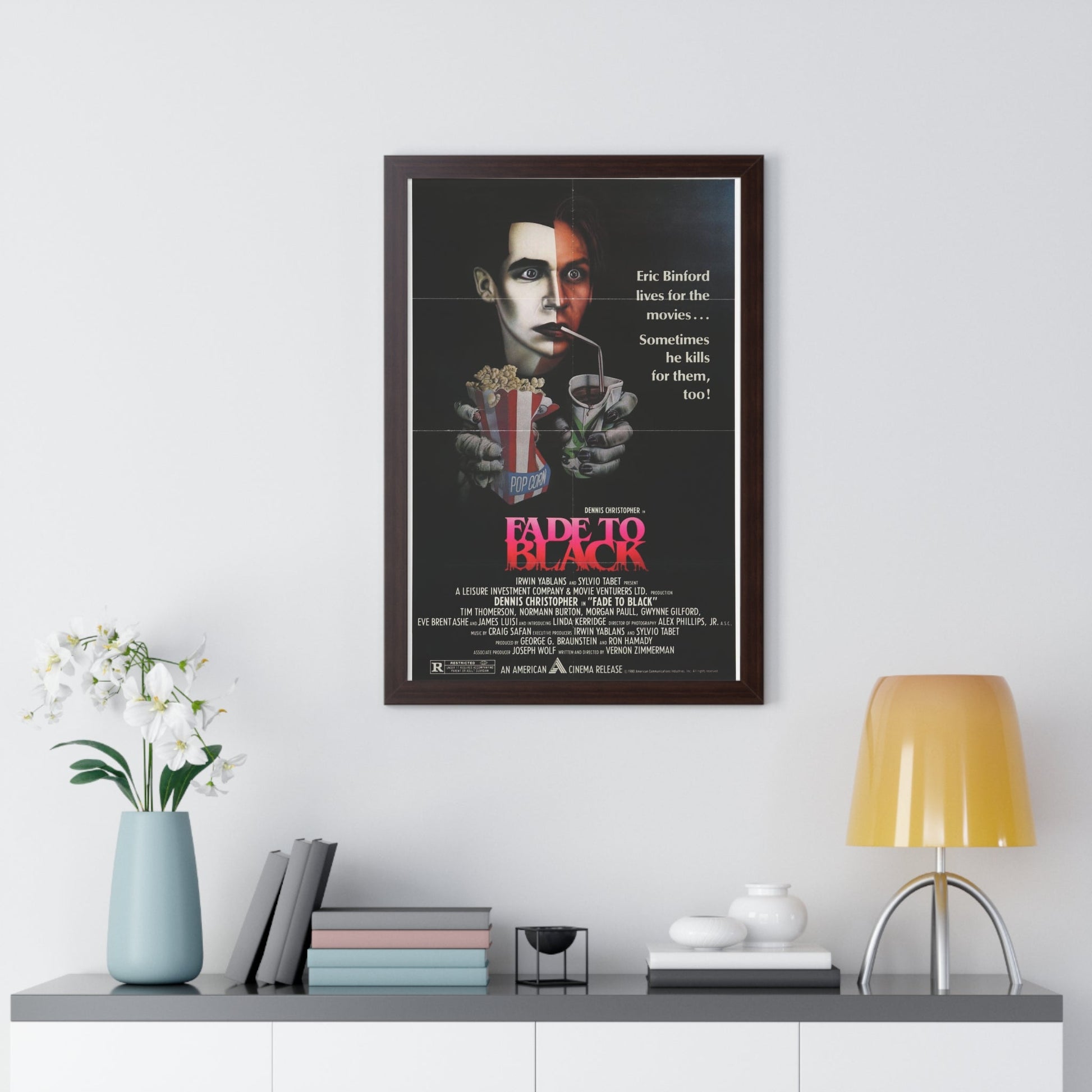 FADE TO BLACK (2) 1980 - Framed Movie Poster-The Sticker Space