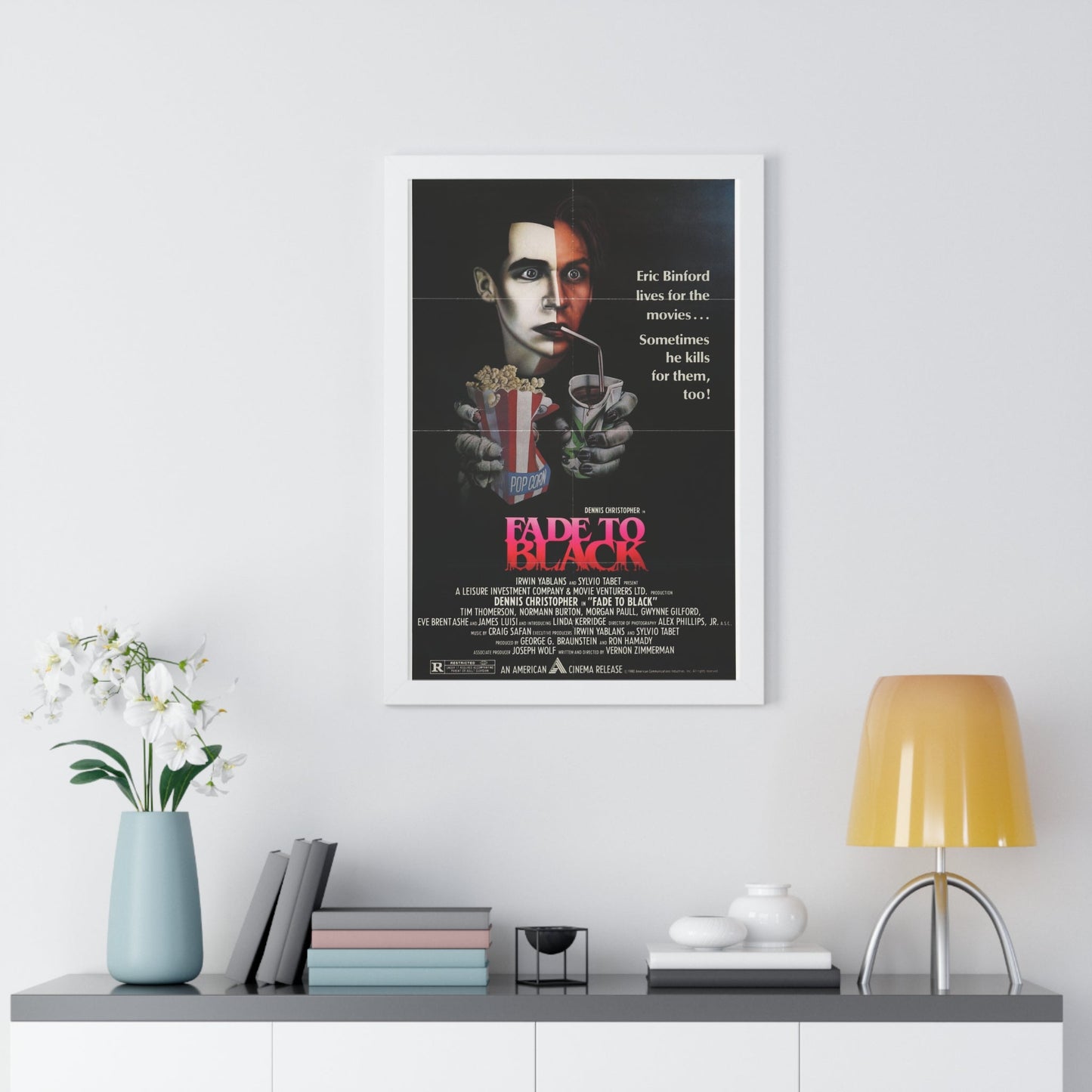 FADE TO BLACK (2) 1980 - Framed Movie Poster-The Sticker Space