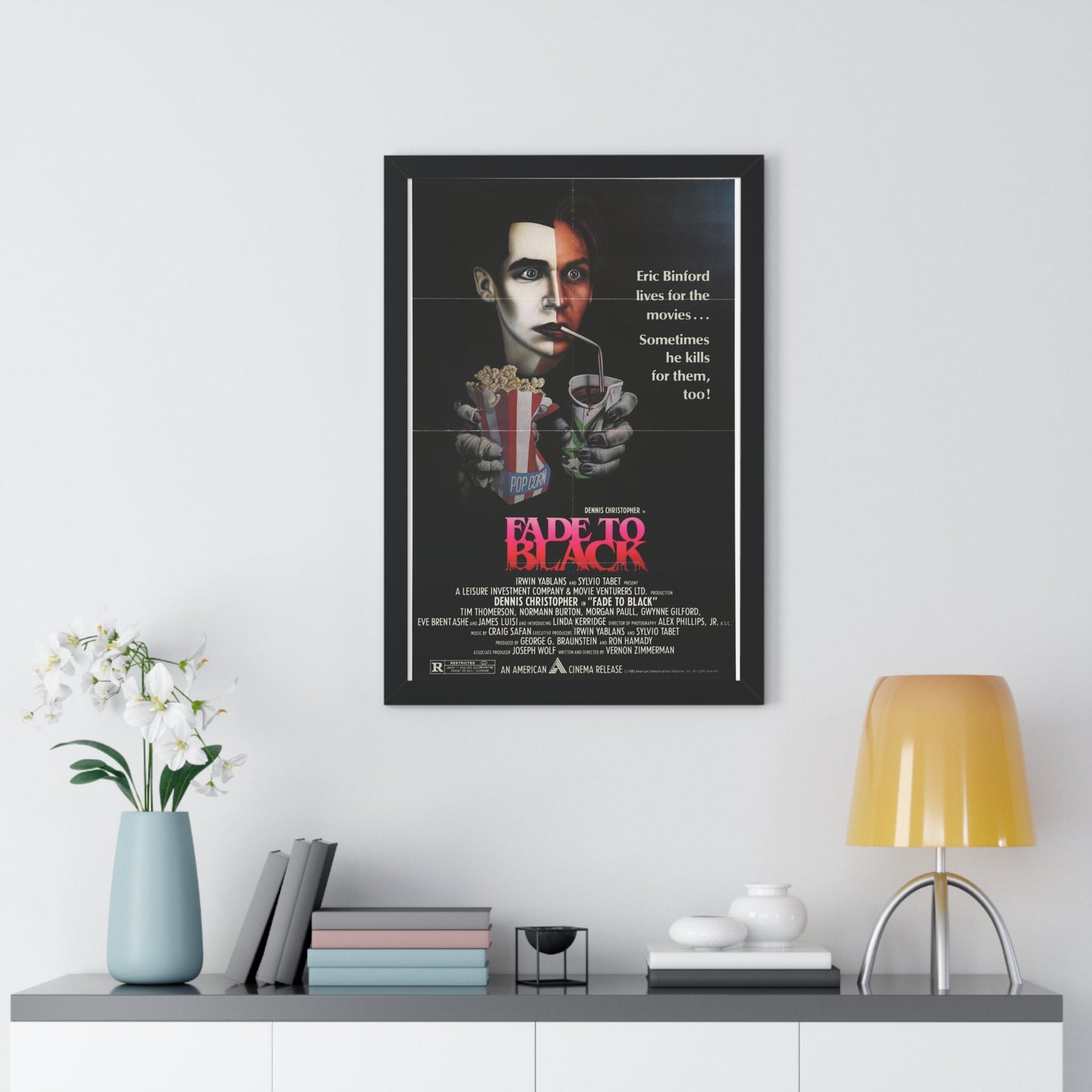 FADE TO BLACK (2) 1980 - Framed Movie Poster-The Sticker Space