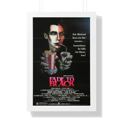 FADE TO BLACK (2) 1980 - Framed Movie Poster - The Sticker Space