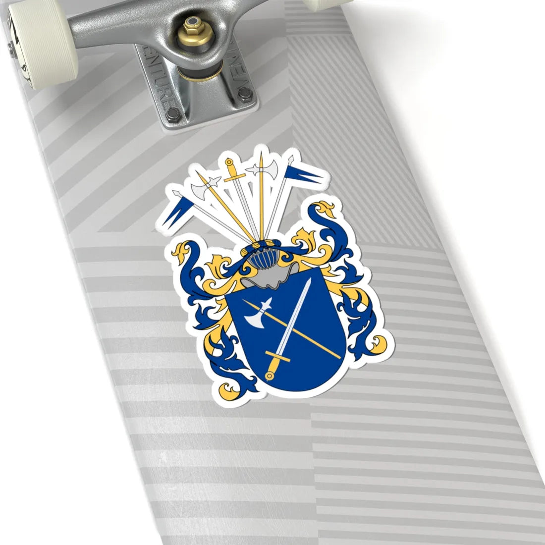 Fahnehielm vapen hela (Sweden) (Coat of Arms) STICKER Vinyl Kiss-Cut Decal - The Sticker Space