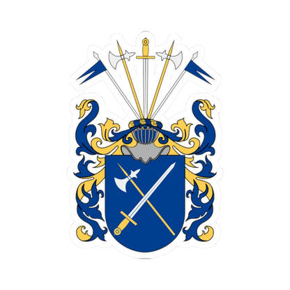 Fahnehielm vapen hela (Sweden) (Coat of Arms) STICKER Vinyl Kiss-Cut Decal - The Sticker Space