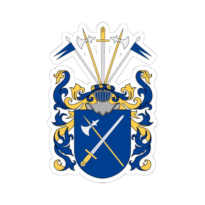 Fahnehielm vapen hela (Sweden) (Coat of Arms) STICKER Vinyl Kiss-Cut Decal - The Sticker Space