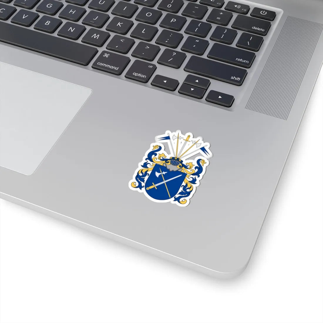 Fahnehielm vapen hela (Sweden) (Coat of Arms) STICKER Vinyl Kiss-Cut Decal - The Sticker Space