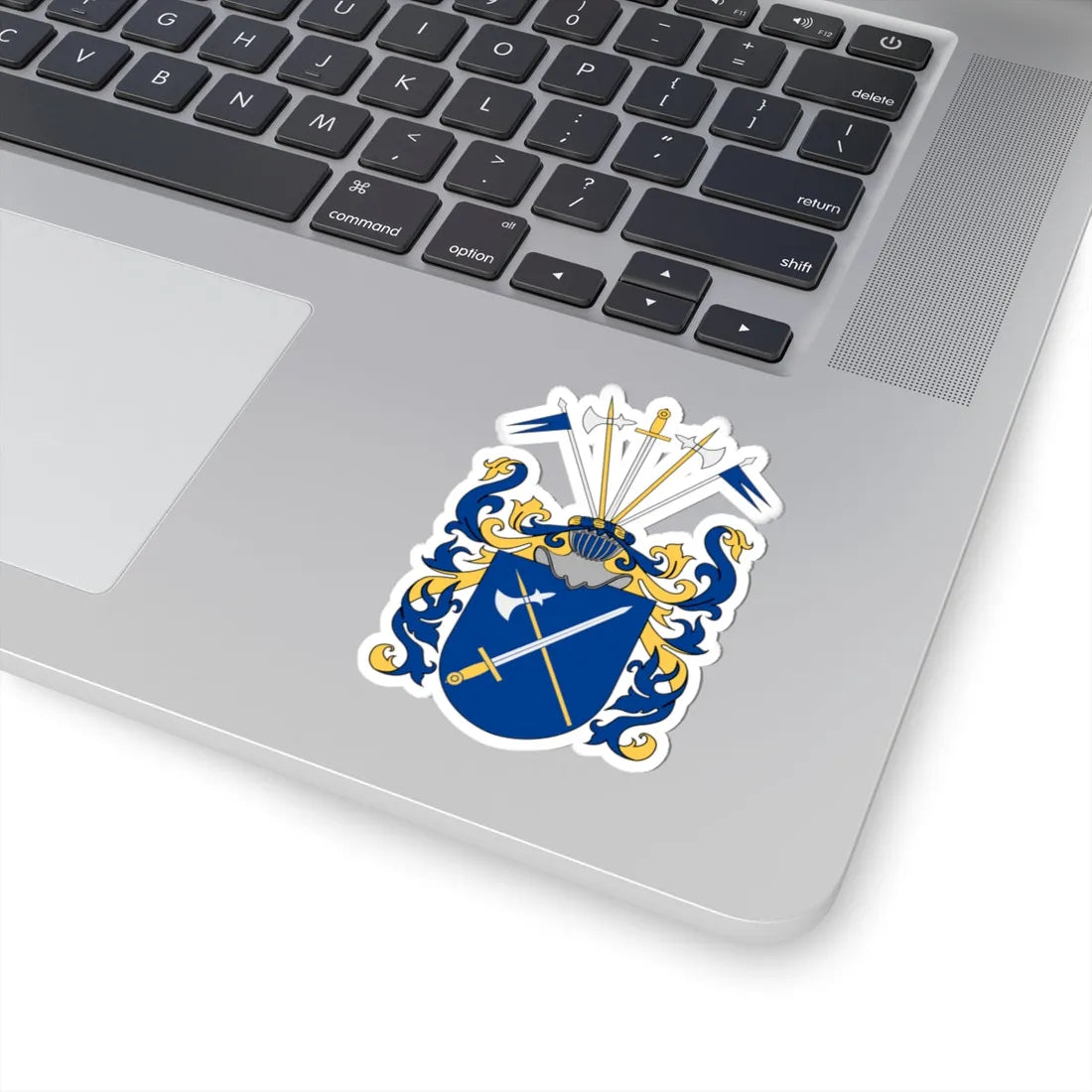 Fahnehielm vapen hela (Sweden) (Coat of Arms) STICKER Vinyl Kiss-Cut Decal - The Sticker Space