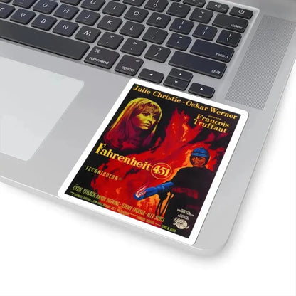 FAHRENHEIT 451 1966 Movie Poster - STICKER Vinyl Kiss-Cut Decal - The Sticker Space