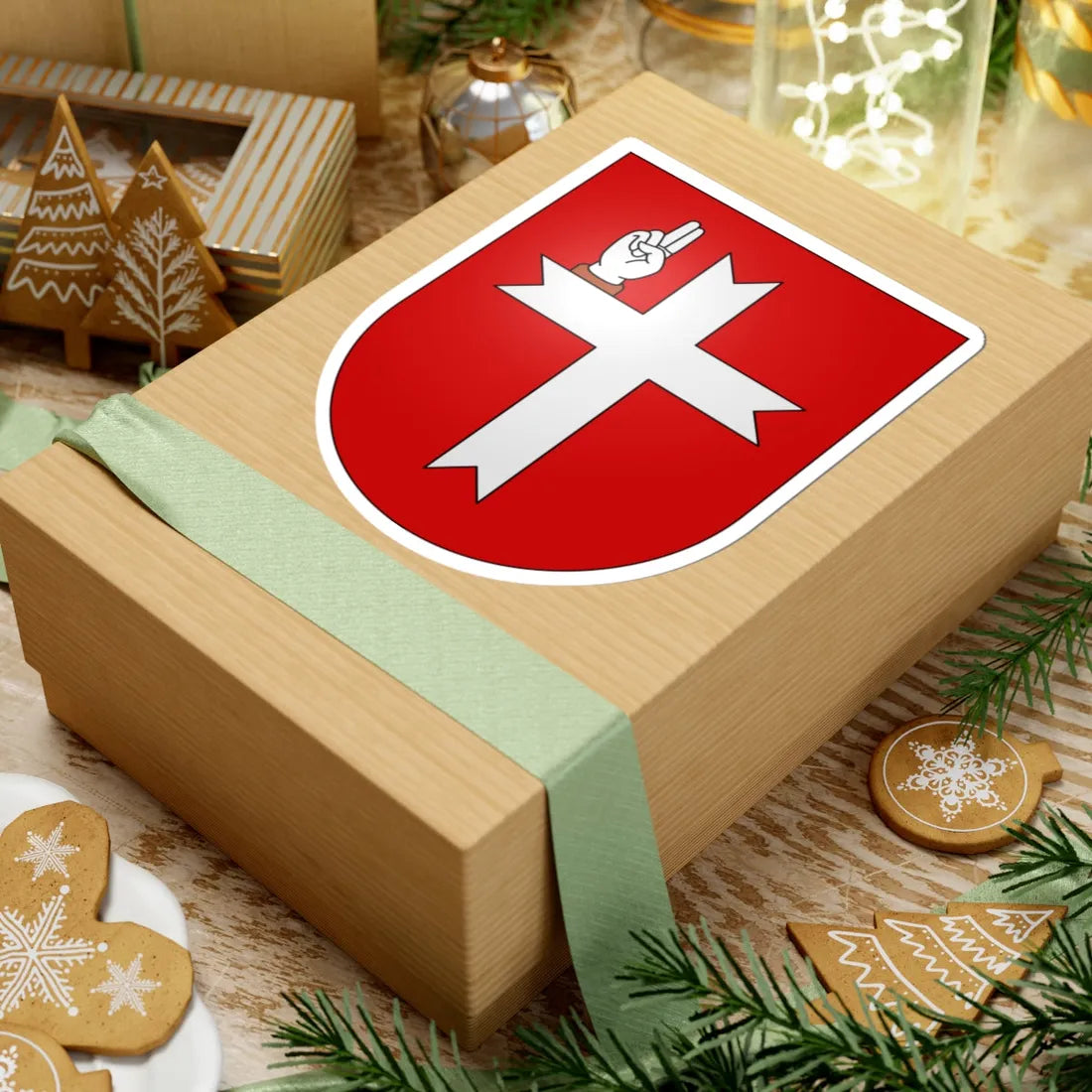 Faido-coat of arms (Switzerland) (Coat of Arms) STICKER Vinyl Kiss-Cut Decal - The Sticker Space