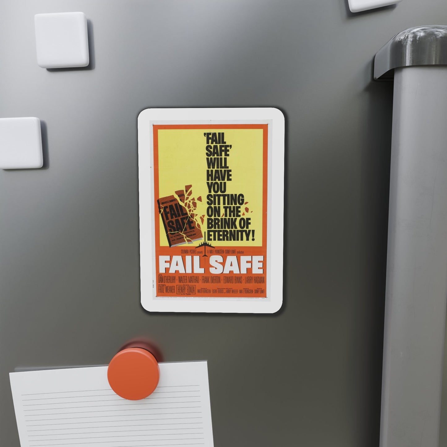 Fail Safe 1964 Movie Poster Die-Cut Magnet-The Sticker Space