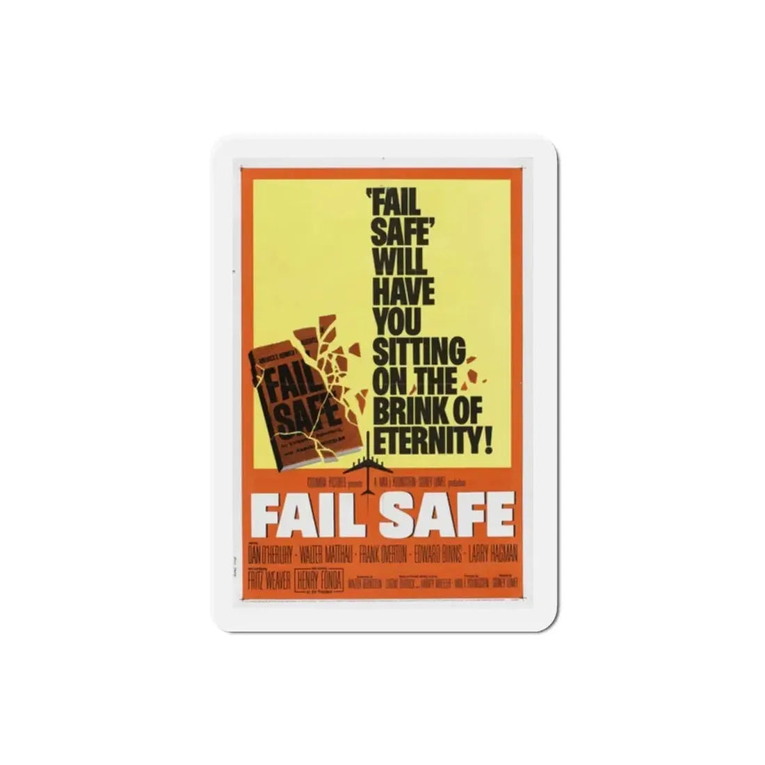 Fail Safe 1964 Movie Poster Refrigerator Magnet - The Sticker Space