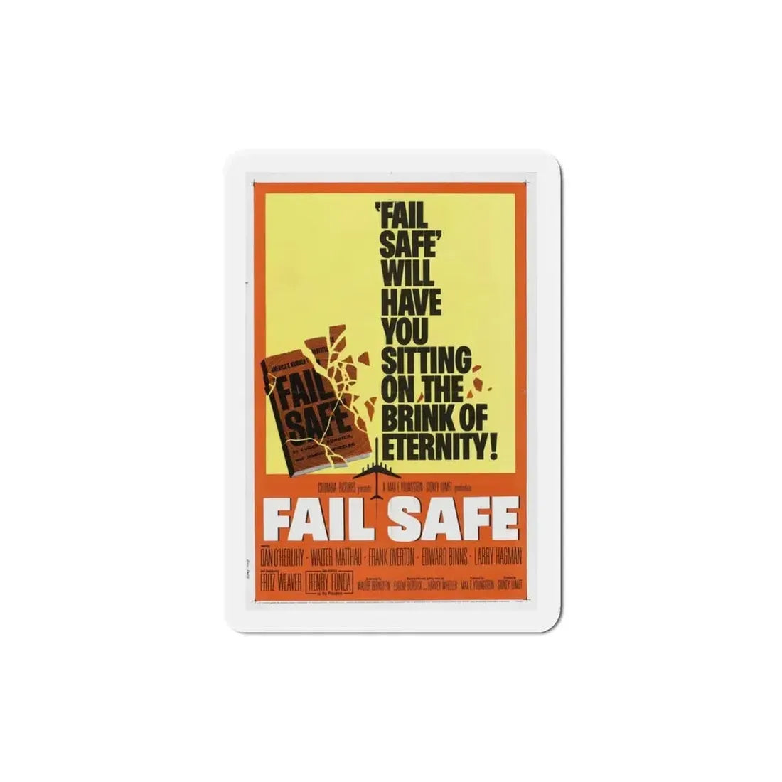 Fail Safe 1964 Movie Poster Refrigerator Magnet - The Sticker Space