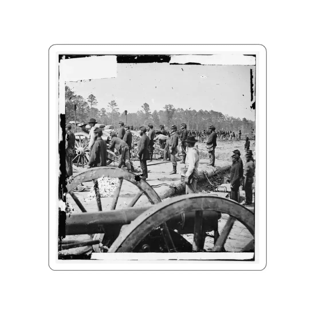 Fair Oaks, Va., Vicinity. Federal Battery (U.S. Civil War) STICKER Vinyl Die-Cut Decal White Die-Cut 3 Inch - The Sticker Space