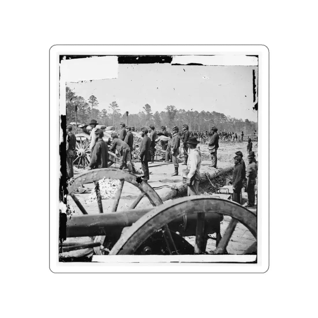 Fair Oaks, Va., Vicinity. Federal Battery (U.S. Civil War) STICKER Vinyl Die-Cut Decal White Die-Cut 6 Inch - The Sticker Space