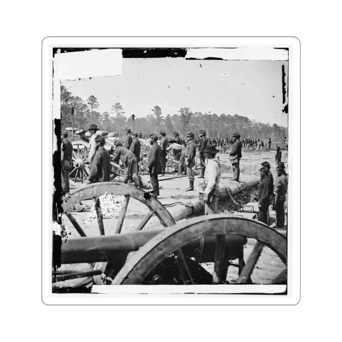 Fair Oaks, Va., Vicinity. Federal Battery (U.S. Civil War) STICKER Vinyl Kiss-Cut Decal 6 Inch White - The Sticker Space