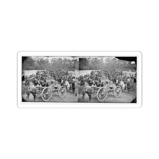 Fair Oaks, Va., Vicinity. Horatio G. Gibson's C and G Batteries (U.S. Civil War) STICKER Vinyl Kiss-Cut Decal 2 Inch White - The Sticker Space