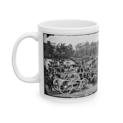 Fair Oaks, Va., Vicinity. Battery M., 2d U.S. Artillery, Commanded By Capt. Henry Benson (U.S. Civil War) White Coffee Mug