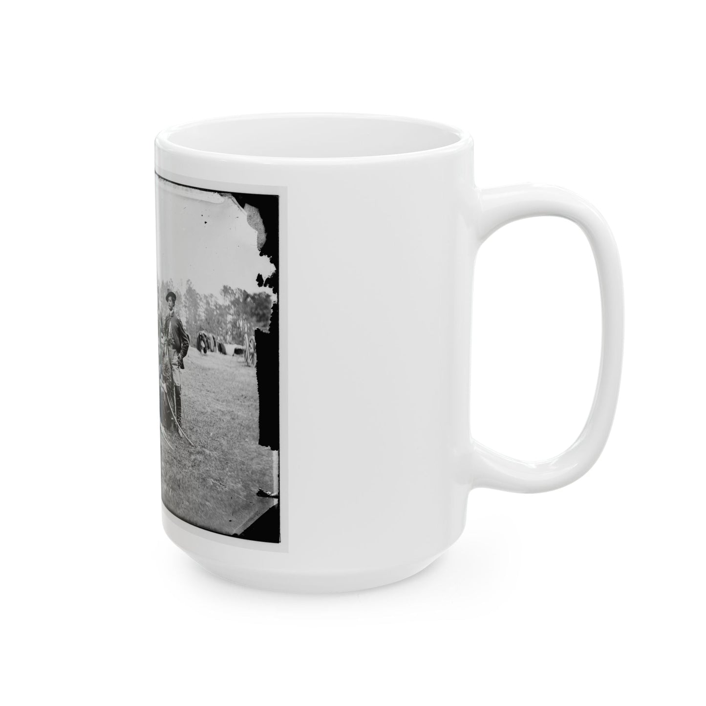 Fair Oaks, Va., Vicinity. Brigade Officers Of The Horse Artillery Commanded By Lt. Col. William Hays (U.S. Civil War) White Coffee Mug