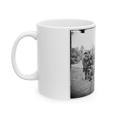 Fair Oaks, Va., Vicinity. Brigade Officers Of The Horse Artillery Commanded By Lt. Col. William Hays (U.S. Civil War) White Coffee Mug