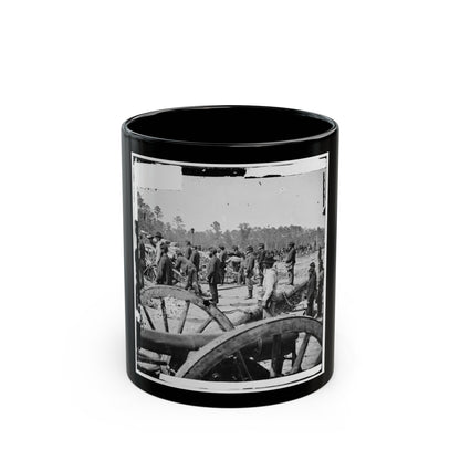 Fair Oaks, Va., Vicinity. Federal Battery (U.S. Civil War) Black Coffee Mug-11oz-The Sticker Space