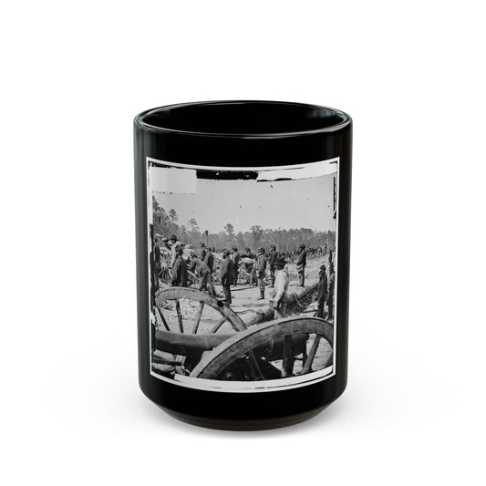 Fair Oaks, Va., Vicinity. Federal Battery (U.S. Civil War) Black Coffee Mug-15oz-The Sticker Space