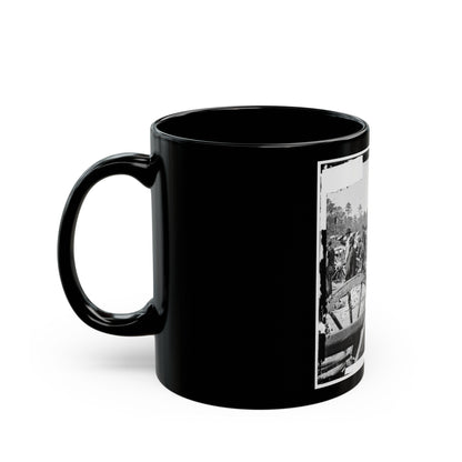 Fair Oaks, Va., Vicinity. Federal Battery (U.S. Civil War) Black Coffee Mug-The Sticker Space