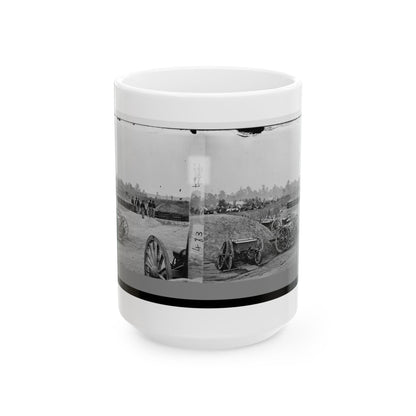 Fair Oaks, Va., Vicinity. Fort Richardson And Adjacent Encampment (U.S. Civil War) White Coffee Mug