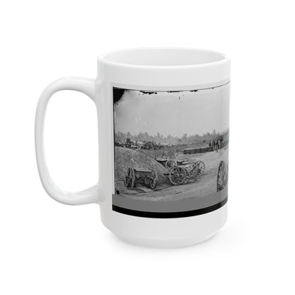 Fair Oaks, Va., Vicinity. Fort Richardson And Adjacent Encampment (U.S. Civil War) White Coffee Mug