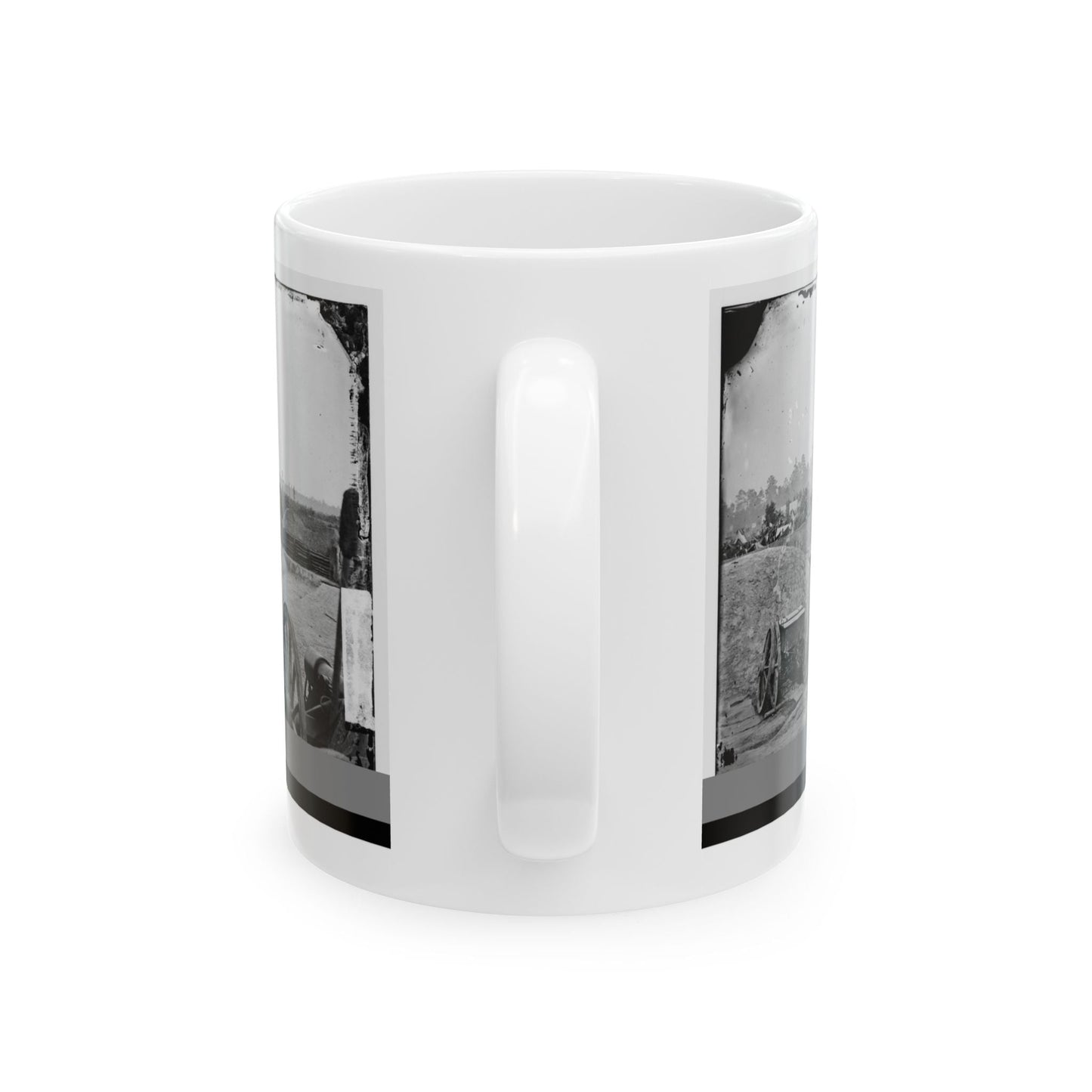 Fair Oaks, Va., Vicinity. Fort Richardson And Adjacent Encampment (U.S. Civil War) White Coffee Mug